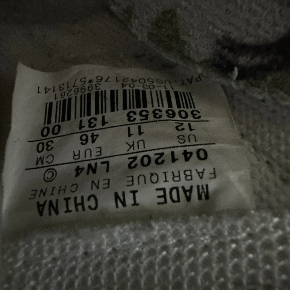 NIKE AIR FORCE 1 CAMO Size 12 306353‎ 131 White Green Sneakers 2004 Low Top Shoe